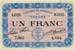 Billet de la Chambre de Commerce de Tarare - 1 franc - remboursable jusqu'au 1er janvier 1920 - s�rie E