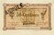 Billet de l'Union des Chambres de Commerce du Tarn (Albi - Castres - Mazamet) - 50 centimes - d�lib�rations du 30 novembre 1914 - sp�cimen annul�