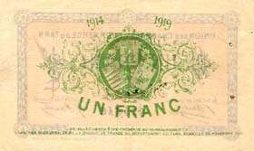 Billet de l'Union des Chambres de Commerce du Tarn (Albi - Castres - Mazamet) - 1 franc - d�lib�rations du 30 novembre 1914