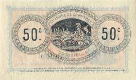 Billet de la Chambre de Commerce de Toulouse - 50 centimes - délibération du 6 novembre 1914 - sans série - spécimen annulé 000000
