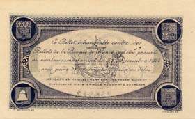 Billet de la Chambre de Commerce de Toulouse - 1 franc - délibération du 13 octobre 1920