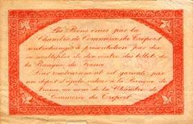 Billet de la Chambre de Commerce du Tr�port - 25 centimes - onzi�me �mission