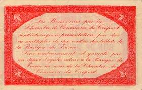 Billet de la Chambre de Commerce du Tr�port - 25 centimes - septi�me �mission