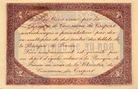 Billet de la Chambre de Commerce du Tr�port - 50 centimes - deuxi�me �mission