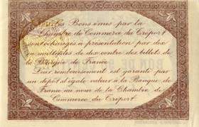 Billet de la Chambre de Commerce du Tr�port - 50 centimes - quatri�me �mission