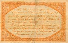 Billet de la Chambre de Commerce du Tr�port - 1 franc - 12�me �mission