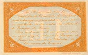 Billet de la Chambre de Commerce du Tr�port - 1 franc - sixi�me �mission