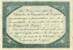 Billet de la Chambre de Commerce du Tr�port - 2 francs - s�rie B - sans num�ro d'�mission