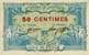 Billet de la Chambre de Commerce de Valence - 50 centimes - 23 f�vrier 1915 - s�rie III - valeur en rouge