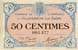 Billet de la Chambre de Commerce de Villefranche-sur-Sa�ne - 50 centimes - �mission du 2 d�cembre 1915
