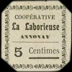 Annonay - Coop�rative La Laborieuse - 5 centimes - face