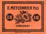 E.Meyzonnier Fils - Annonay - 10 centimes - face