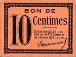 E.Meyzonnier Fils - Annonay - 10 centimes - dos