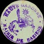 Bon de n�cessit� - Mairie de Bazi�ge - 5 centimes - face