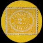 Bon de nécessité - Bordeaux - Epargne Française - 2 francs - Carton jaune - Timbre jaune - face