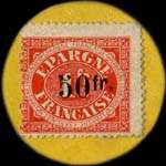 Bon de nécessité - Bordeaux - Epargne Française - 50 francs - Carton jaune - face