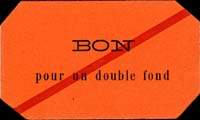 Bon de nécessité - Bordeaux - Schröder & Schÿler & Cie - 2.25 - Bon pour un double fond - face