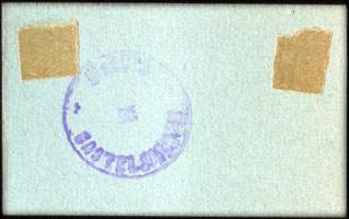 Bon de n�cessit� de 5 centimes - 15 mai 1916 - type avec grand 5 et petit DE dans le cachet au dos - Union des Commer�ants de Casteljaloux (Lot-et-Garonne - d�partement 47)