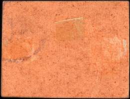 Bon de n�cessit� de la Commune de Castillonn�s (Lot-et-Garonne - d�partement 47) - D�lib�ration du Conseil Municipal du 11 Mars 1917 - S�rie B - Bon pour 5 centimes - dos
