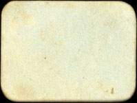 Dos du bon de 20 centimes