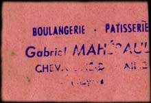 Bon pour 2 Kilos - Boulangerie Gabriel Mah�rault - Chevaign�-du-Maine (Mayenne - 53) - dos