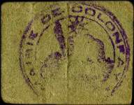 Bon de 5 centimes - Commune de Colonfay - Le Maire, Leblanc - dos