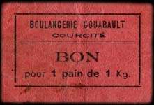 Bon pour 1 pain de 1 kg - Boulangerie Gouabault - Courcit� (Mayenne - 53) - face