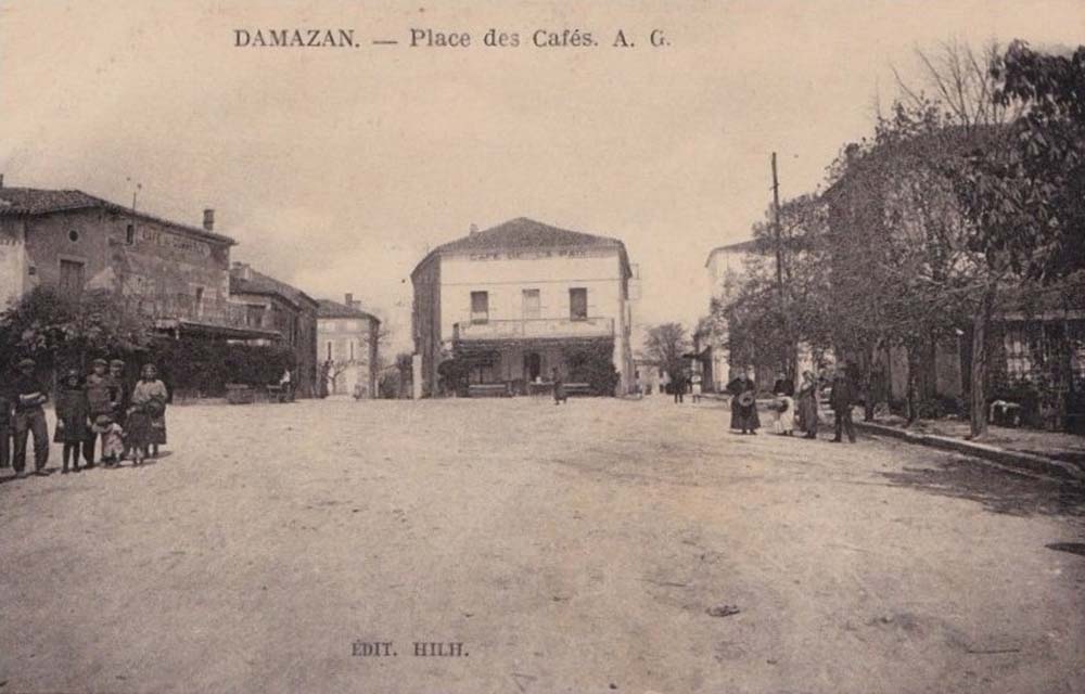 Damazan - Place des Cafés A.G.