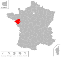 Emplacement du d�partement de Loire-Atlantique (44) en petit format