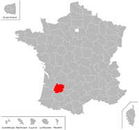 Emplacement du d�partement du Lot-et-Garonne (47) en petit format