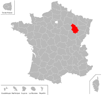 Emplacement du département de la Haute-Marne (52) en petit format