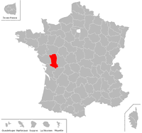 Emplacement du département des Dexu-Sèvres (79) en petit format
