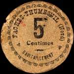 Carton de ravitaillement 5 centimes - Faches-Thumesnil - face