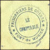 Prisonniers de Guerre - Fort du Murier - Cantine - 10 centimes - face