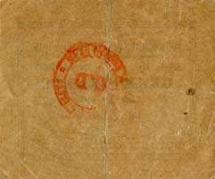 Bons communaux, 15e �mission 1915 - 2 francs - Commune de Lallaing - D�lib�ration du Conseil Municipal du 13 Novembre 1914 - dos