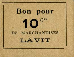 Bon de 10 centimes de Lavit (Tarn-et-Garonne - 82)