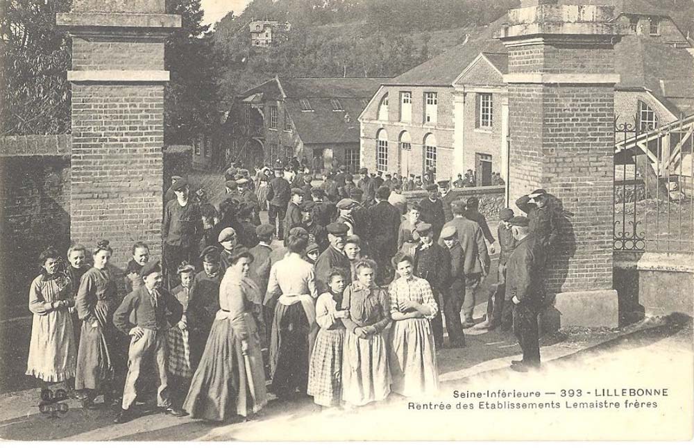 Lillebonne (Seine-Maritime - 76) - Rentr�e des Etablissements Lemaistre fr�res
