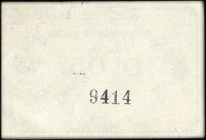 Bon de 0,05 franc - 15�me R�gion - Prisonniers de Guerre - Marseille (Bouches-du-Rh�ne - 13) - dos