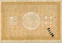Billet des villes de Roubaix et de Tourcoing - 5 francs - Treizi�me s�rie - n�24,473 - revers