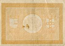 Billet des villes de Roubaix et de Tourcoing - 5 francs - Neuvi�me s�rie - n�001,751 - avers