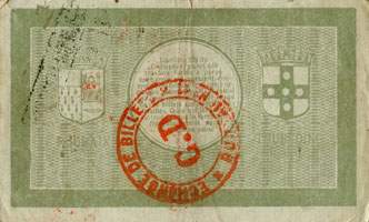 Billet des villes de Roubaix et de Tourcoing - 1 franc - onzi�me s�rie - n�1535 - revers