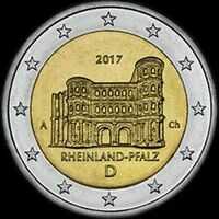 Allemagne 2017 - Saxe: le Zwinger de Dresde - 2 euro commémorative