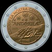 Andorre 2021 - Prenons soins de nos anciens - 2 euro commémorative