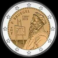 Belgique 2019 - 450ème anniversaire de la mort de Pieter Bruegel l'ancien - 2 euro commémorative
