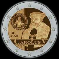 Belgique 2021 - 500 ans de l'ordonnance de 2ème période d'émission de pièces de Charles V - 2 euro commémorative