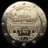 Espagne 2024 - La Cathdrale, l'Alczar et l'Archivo de Indias de Sville - 2 euro commmorative