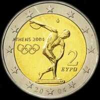 Grèce 2004 - Jeux Olympiques d'Eté à Athènes - 2 euro commémorative