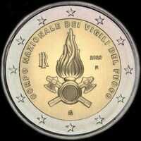 Italie 2020 - Corpo Nazionale dei Vigili del Fuoco (Sapeurs-Pompiers Italiens) - 2 euro commémorative