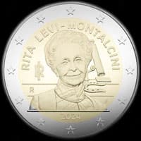 Italie 2024 - Rita Levi-Montalcini prix Nobel de mdecine 1986 - 2 euro commmorative