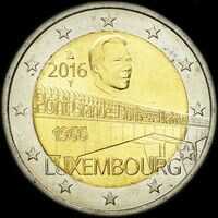 Luxembourg 2016 - 50 ans du Pont Grande-Duchesse Charlotte - 2 euro commémorative